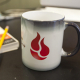 Backblaze coffee cup