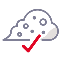 Cloud with checkmark