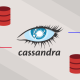 A decorative image showing the Cassandra logo with a function represented by two servers on either side of the logo.